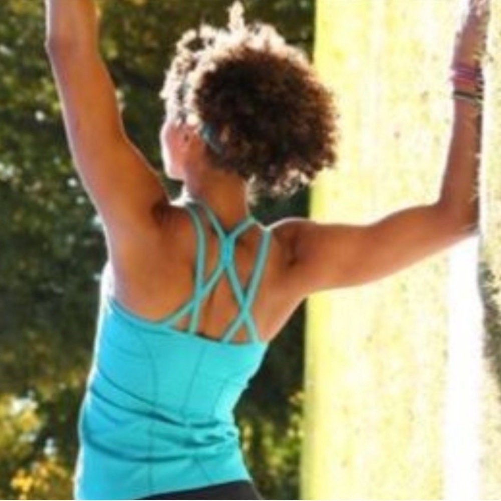 Athleta  Empowerment Strappy Workout Tank - Size Large